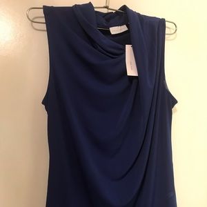 NAVY BLUE NEW YORK & COMPANY SHIRT